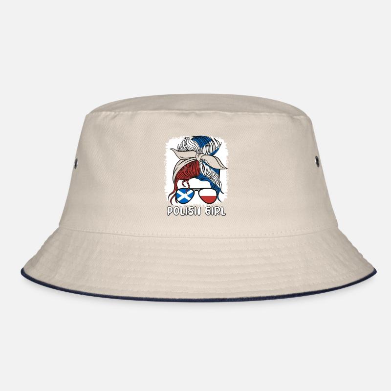 Halb Schottin, halb Polnisch Polen Schottland Bucket Hat