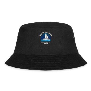 Sailor Sailboat Sailing Ship Sailing Yacht - Bucket Hat - black - Front - Lela (165cm)