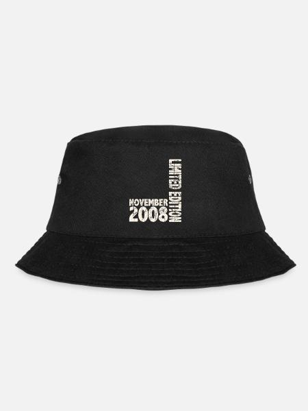 November 2008 Limited Edition 15 Jahren Mann Frau - Bucket Hat - Schwarz
