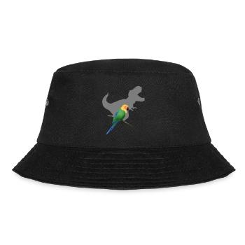 T-Rex shadow parrot - Bucket Hat - black - Front - Lela (165cm)