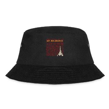 Hey Macaroon a Mille Feuille Foodie Vanilla Slice - Bucket Hat - Schwarz - Vorne - Lela (165cm)