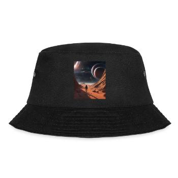 Astronomie Weltall Planeten - Bucket Hat - Schwarz - Vorne - Lela (165cm)
