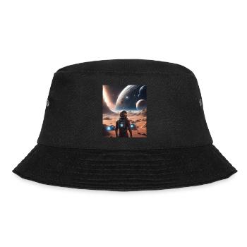 Planeten Weltall - Bucket Hat - Schwarz - Vorne - Lela (165cm)