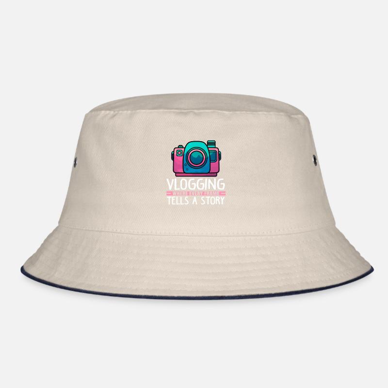 Vlogging where every Frame tells a Story Bucket Hat