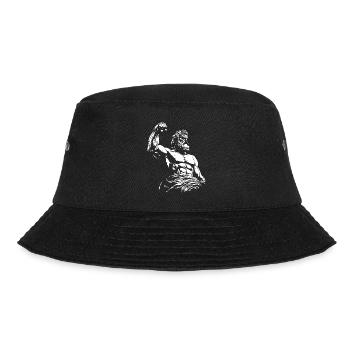 Kampf für Freiheit und griechische Götter - Bucket Hat - Schwarz - Vorne - Lela (165cm)