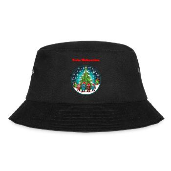 Frohe Weihnachten ihr Säcke - Bucket Hat - Schwarz - Vorne - Lela (165cm)