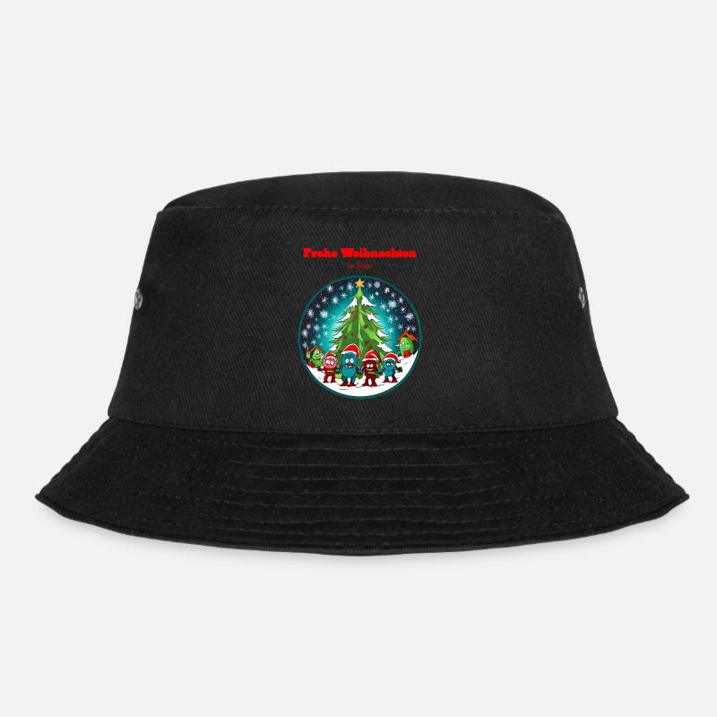 Frohe Weihnachten ihr Säcke - Bucket Hat - Schwarz