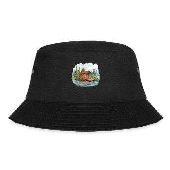 Best gift for sauna lovers and sauna goers - Bucket Hat - black - Front - Lela (165cm)