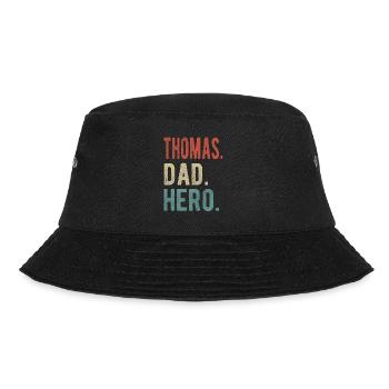 Thomas Dad Hero - Bucket Hat - black - Front - Lela (165cm)