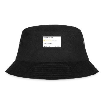 Weihnachten: Danke für die Socken ... - Bucket Hat - Schwarz - Vorne - Lela (165cm)