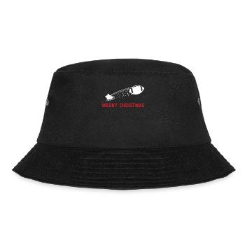 Merry Christmas Football Train Sleigh - Bucket Hat - black - Front - Lela (165cm)