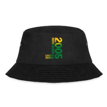 2005 November Limited Edition 18. Geburtstag Deko - Bucket Hat - Schwarz - Vorne - Lela (165cm)