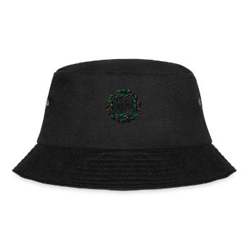 Frohe Weihnachten Design Lustiges Geschenk für Weihnachtsliebhaber - Bucket Hat - Schwarz - Vorne - Lela (165cm)