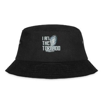 Der Hurrikan Meteorologe Des Sturm Twister Tornado - Bucket Hat - Schwarz - Vorne - Lela (165cm)