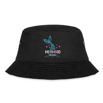 Geburtstags Party Kader Für Meerjungfrau - Bucket Hat - Schwarz - Vorne - Lela (165cm)