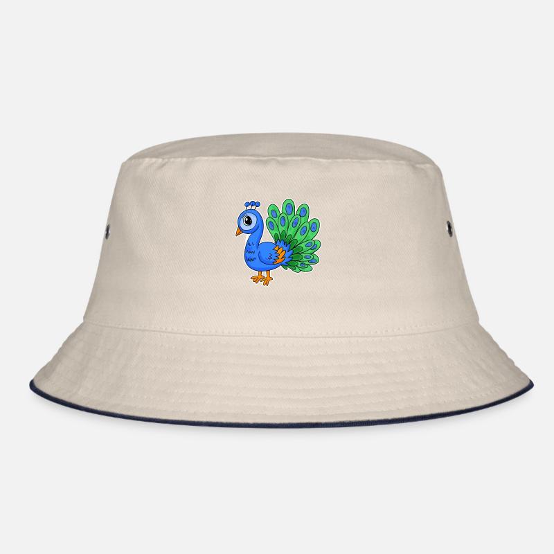 Peacock Bucket Hat