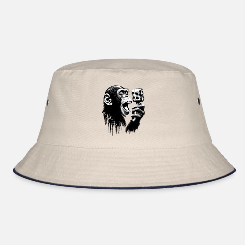 Monkey Band Leader | Monkey Orchestra Bucket Hat