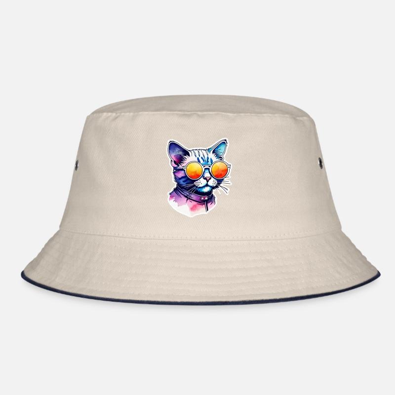 chat ou chaton - mignon - lunette de soleil Bob