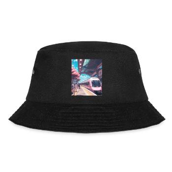 Train Japan - Bucket Hat - black - Front - Lela (165cm)