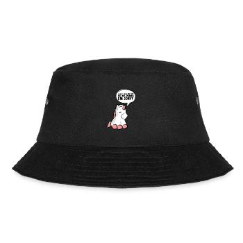 I only love my bed and my mama I'm sorry - Bucket Hat - Schwarz - Vorne - Lela (165cm)