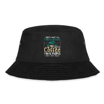 Houseplants That's What I Do I Have Plants Florist - Bucket Hat - black - Front - Lela (165cm)
