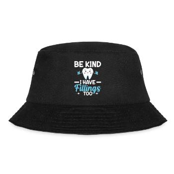Dentist Dentist Teeth - Bucket Hat - black - Front - Lela (165cm)