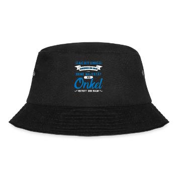 Onkel Familie Onkels Geschenk - Bucket Hat - Schwarz - Vorne