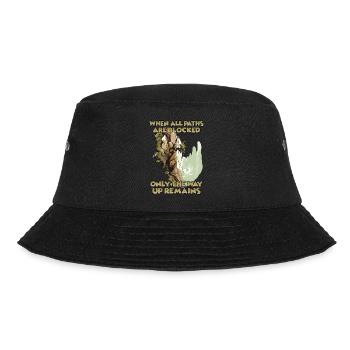 Toprope climbing nature experience for climbers - Bucket Hat - black - Front - Lela (165cm)