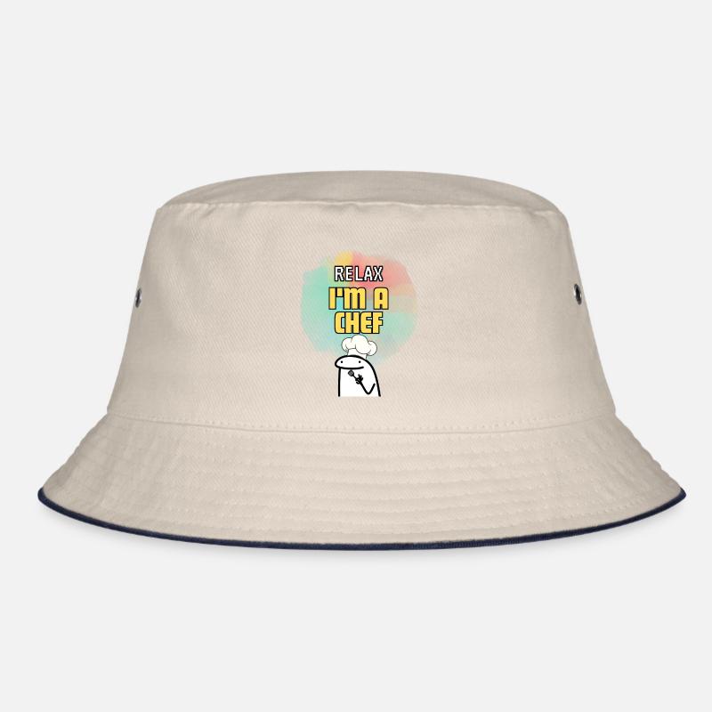 Entspannen Sie sich Ich bin ein Koch | Chef in progress Geschenk für Koch Bucket Hat