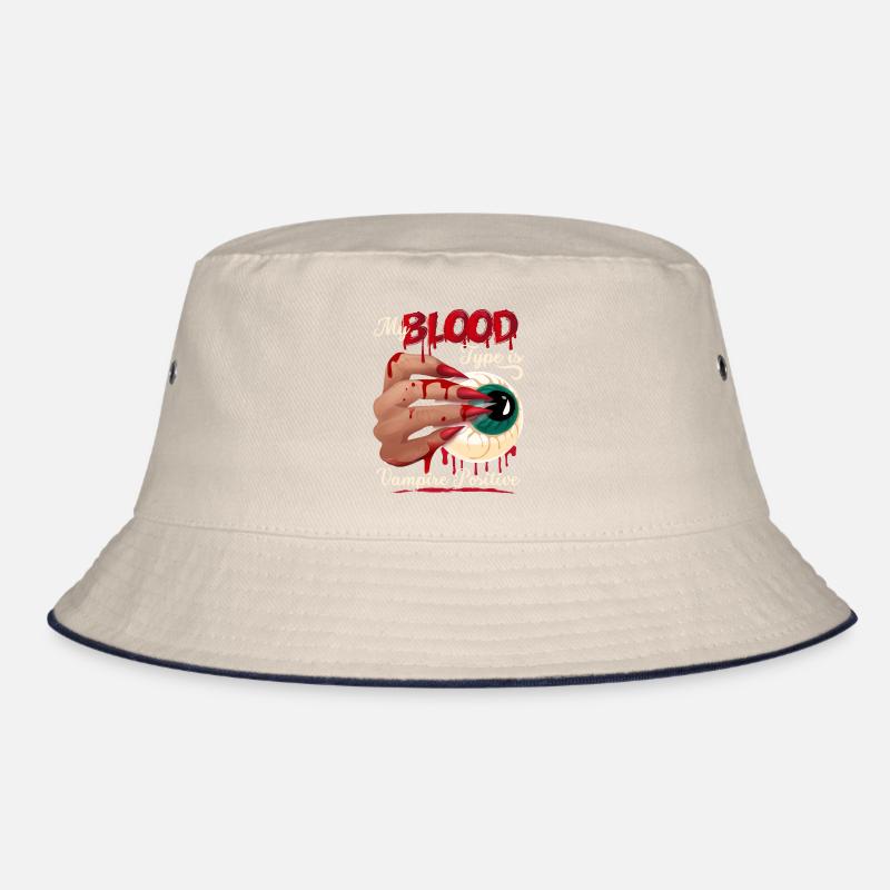 Vampir Blut, Blutsauger lustiger Spruch Bucket Hat