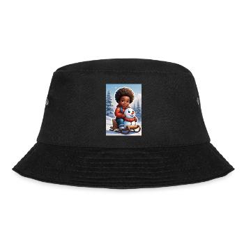 Bonhomme de neige d’hiver enfant - Bob - noir - Devant - Lela (165cm)