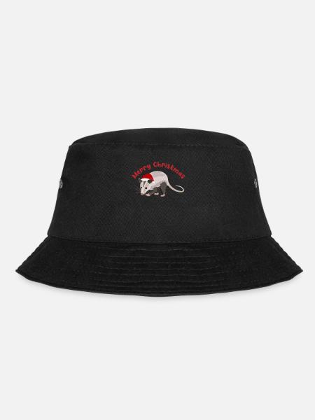 Frohe Weihnachten Niedliche Maus Geschenkidee - Bucket Hat - Schwarz