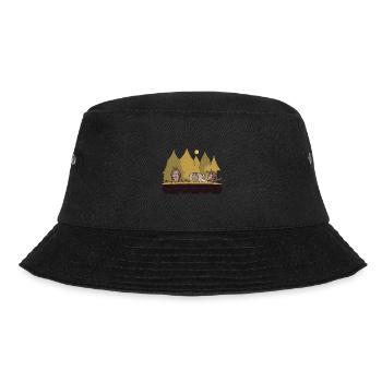 Armadillo Gürteltier Landschaft Wald Bäume - Bucket Hat - Schwarz - Vorne - Lela (165cm)