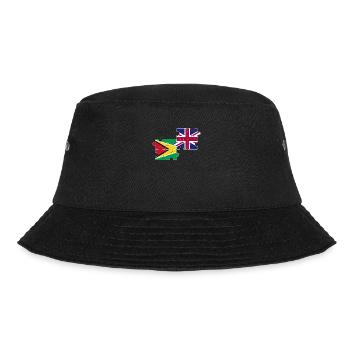 Guyana UK Flag British Guyanese - Bucket Hat - black - Front - Lela (165cm)
