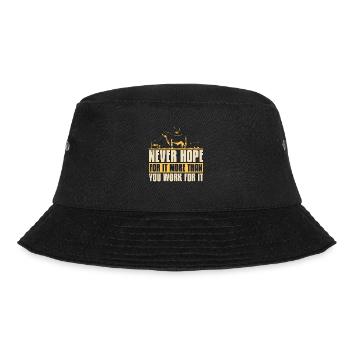 Livestock Breeder Never Hope For It Local Farmers - Bucket Hat - black - Front - Lela (165cm)