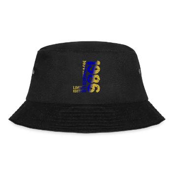 1986 November Limited Edition 37th Birthday Decoration - Bucket Hat - black - Front - Lela (165cm)