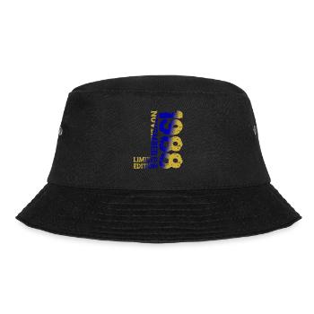 1988 November Limited Edition 35. Geburtstag Deko - Bucket Hat - Schwarz - Vorne - Lela (165cm)