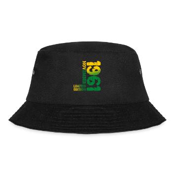 1961 November Limited Edition 62nd Birthday Decoration - Bucket Hat - black - Front - Lela (165cm)