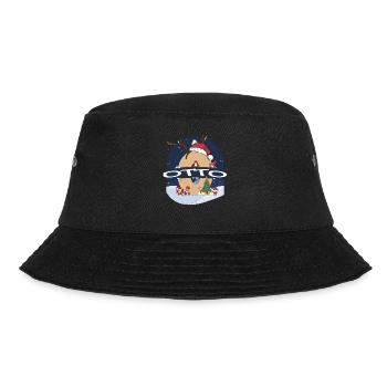 Awesome Otto Name w Santa Hat in Xmas Theme - Bucket Hat - black - Front - Lela (165cm)