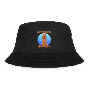 Cocker Spaniel Grandpa Dog Cocker Spaniel Gift - Bucket Hat - black - Front - Lela (165cm)