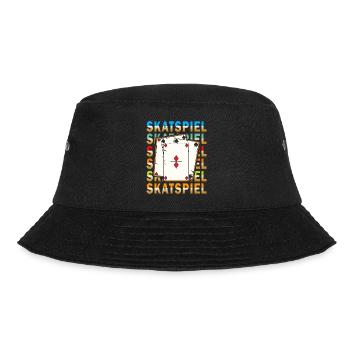 SKATSPIEL - Bucket Hat - Schwarz - Vorne - Lela (165cm)