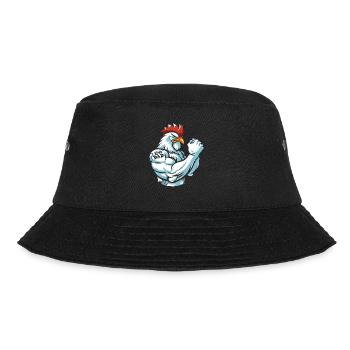 Chicken Hen I Love Dad - Bucket Hat - black - Front - Lela (165cm)