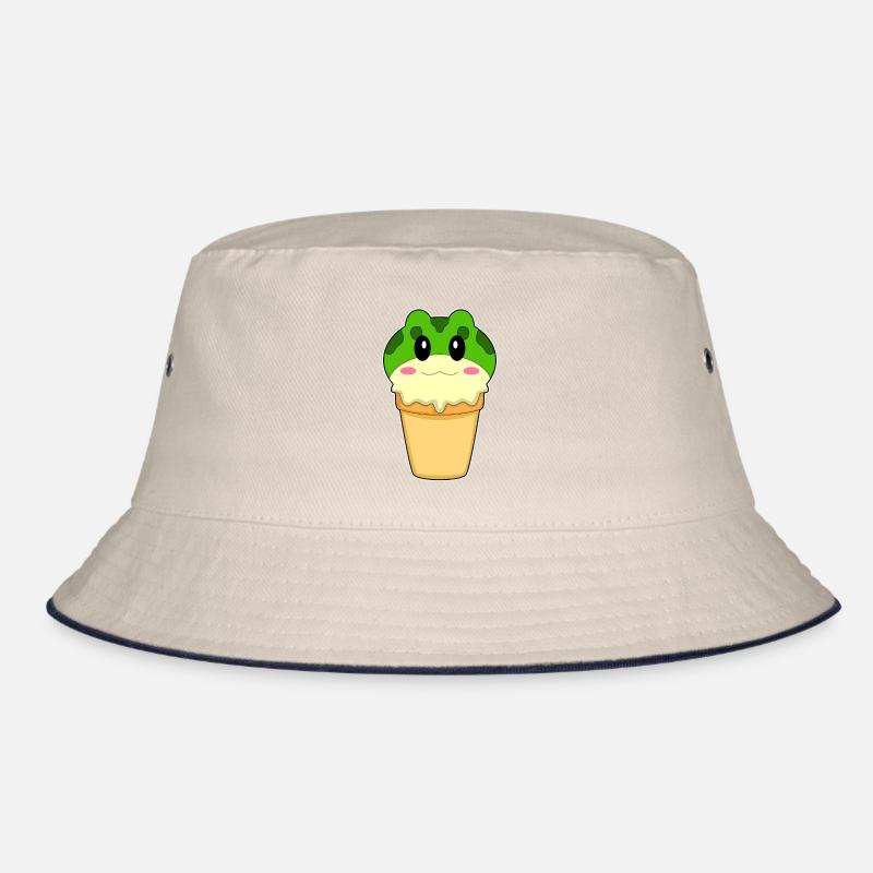 Frosch Waffeleis Bucket Hat
