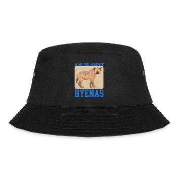 Hyène, hyène tachetée, cadeau de hyène - Bob - noir - Devant - Lela (165cm)
