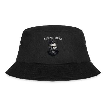 Lustiger Bart Spruch Unrasierbar Wikinger - Bucket Hat - Schwarz - Vorne - Lela (165cm)