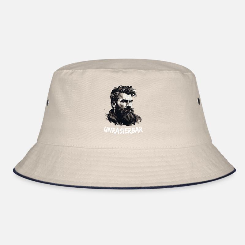 Lustiger Bart Spruch Unrasierbar Wikinger Bucket Hat