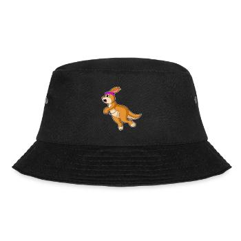 Kangaroo Jogger Jogging Sport - Bucket Hat - black - Front - Lela (165cm)