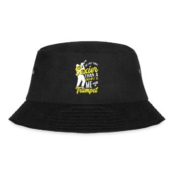Trompete Trompeter Trompeten Spieler - Bucket Hat - Schwarz - Vorne - Lela (165cm)