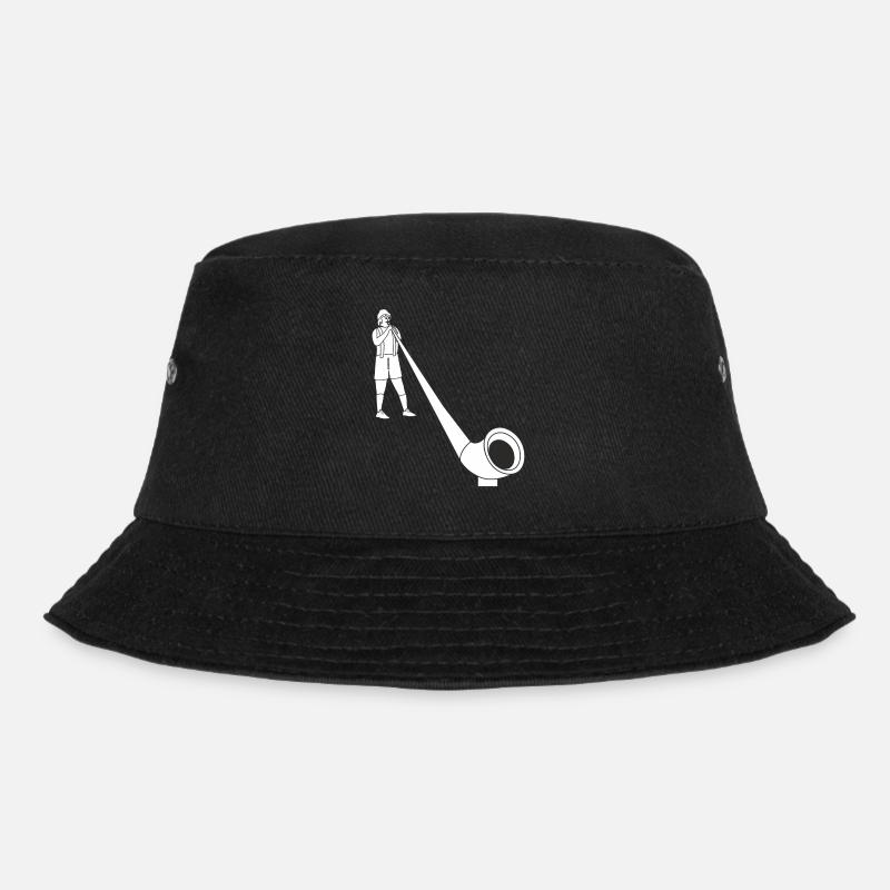 ALPHORN - Bucket Hat - Schwarz