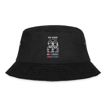 Kids Calls Ignored Today - Fun Parent - Bucket Hat - Schwarz - Vorne - Lela (165cm)